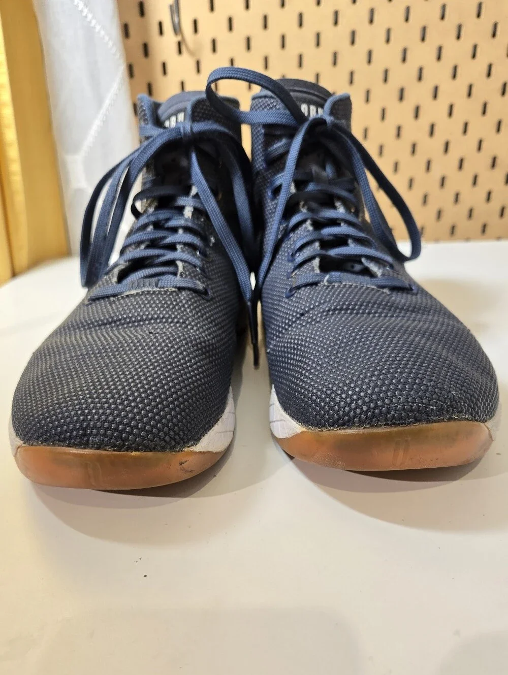 NOBULL Trainer High Top Sneakers Mens Size 12 Navy Blue CrossFit Training